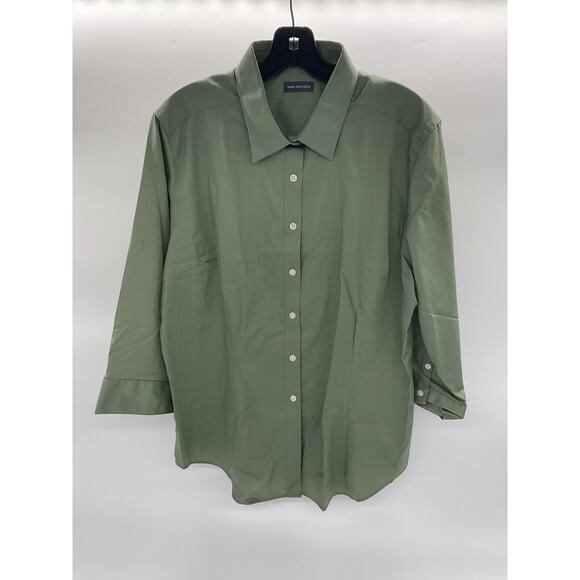 Van Heusen Women’s Long Sleeve Dress Shirt - Size 16-18/XL - Picture 1 of 6